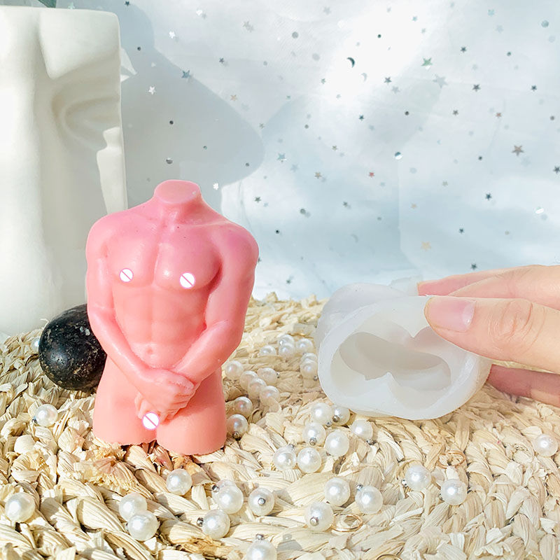 Thumbnail: Male female Body Goddess silicone candle resin mould mold lady woman AUSTRALIAN SUPPLIER