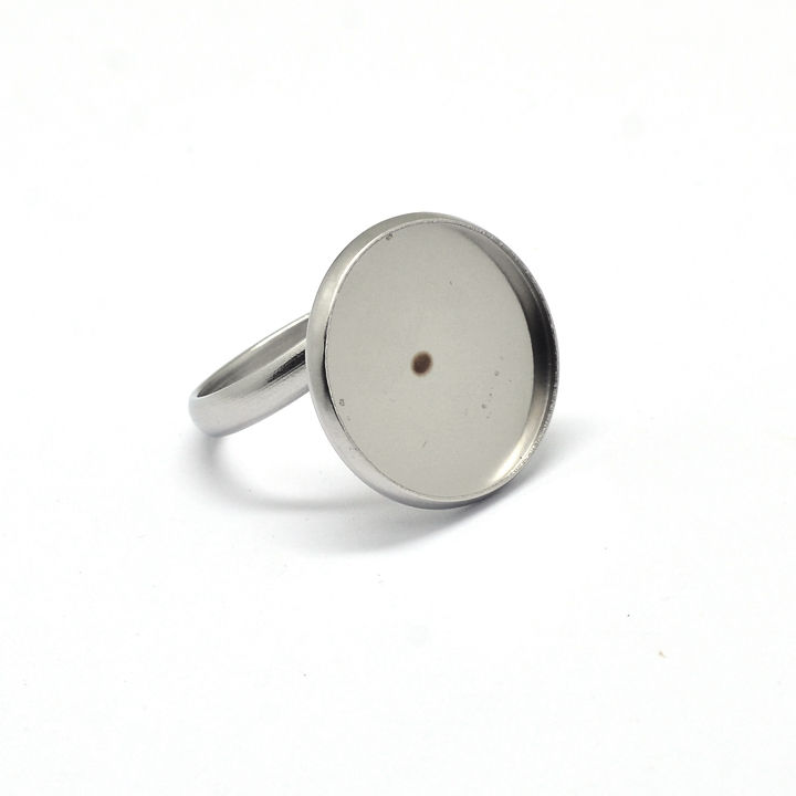 Thumbnail: Stainless Steel Adjustable finger ring Cheap Jewellery Making Supplies Necklace Earrings