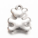 Teddy Bear Baby Love Forever pendant silver charm jewellery making supplies findings Australia