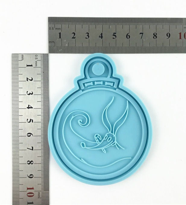 Thumbnail: Nightmare Before Christmas Xmas Bauble Decoration silicone mould oogie boogie jack sally zero