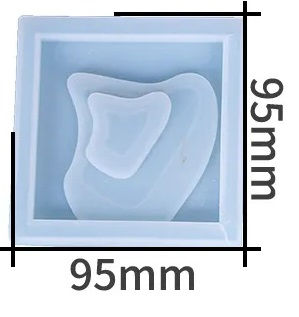 Thumbnail: Island Beach Ocean Terrace Coaster silicone mould resin mold