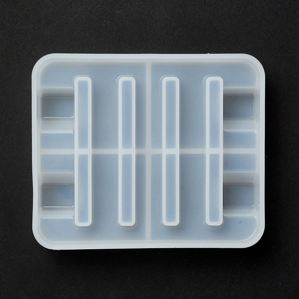 Thumbnail: Patterned water ripple Coaster set with Stand silicone mould beach ocean tray resin feathering mold Australia Moldscoasters