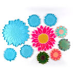 Sunflower tray and coaster silicone moulds.jpg
