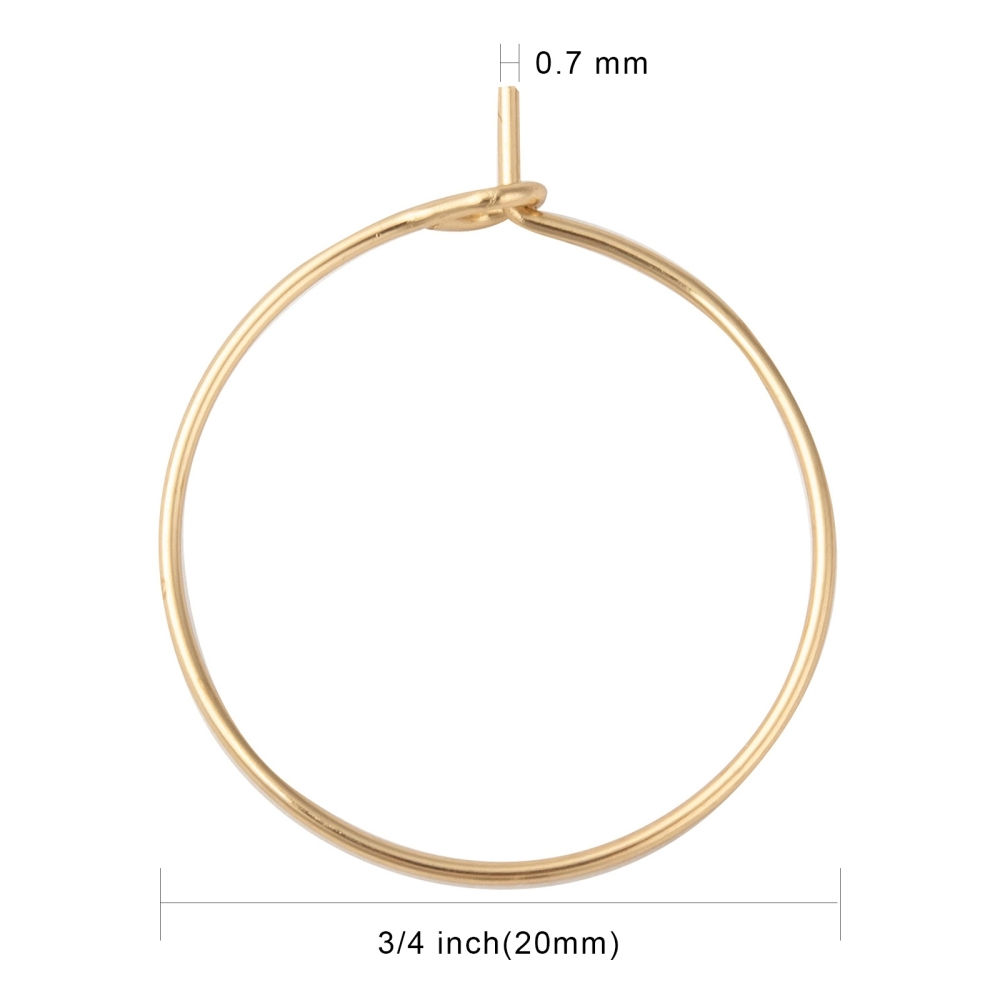 Surgical Stainless Steel Gold hoop Earring wine glass Wires Cheap Jewellery Making Supplies Necklace Australia