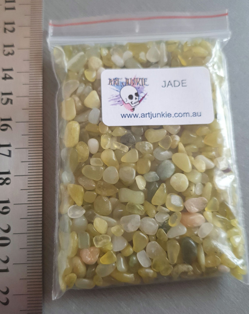 Thumbnail: Jade Gemstone Chips 2-12mm - 100 Gram