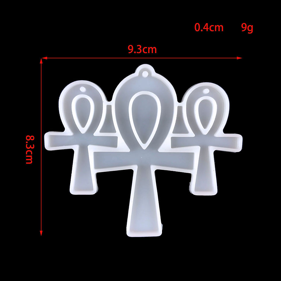 Ankh Cross pendant earring silicone mould resin mold Australian Supplier