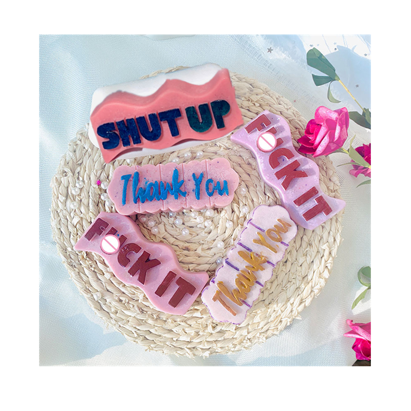 swearing fuck it bitch kiss my ass shut up oh shit fuck off love be kind silicone candle mould resin mold