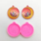 Moon Phase Crystal Point Magic Earring Pendant Keyring resin mold silicone mould Australian Supplier