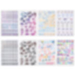 Sea creature ocean animal whale dolphin shell coral mermaid acetate sheet resin filler embellishment