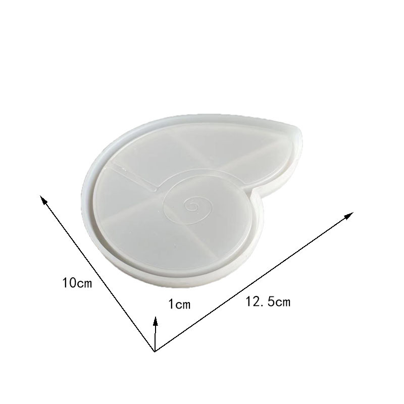 Thumbnail: Sea Shell Tray Coaster silicone mold resin mould Australian Resin Supply
