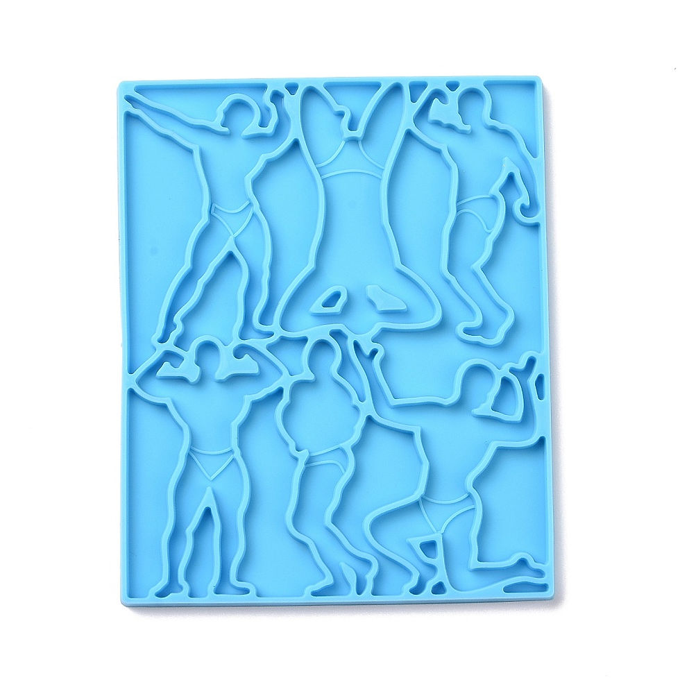 Thumbnail: Body Builder Man Stripper Hens Night Straw Topper silicone mould mold Australian resin supplier