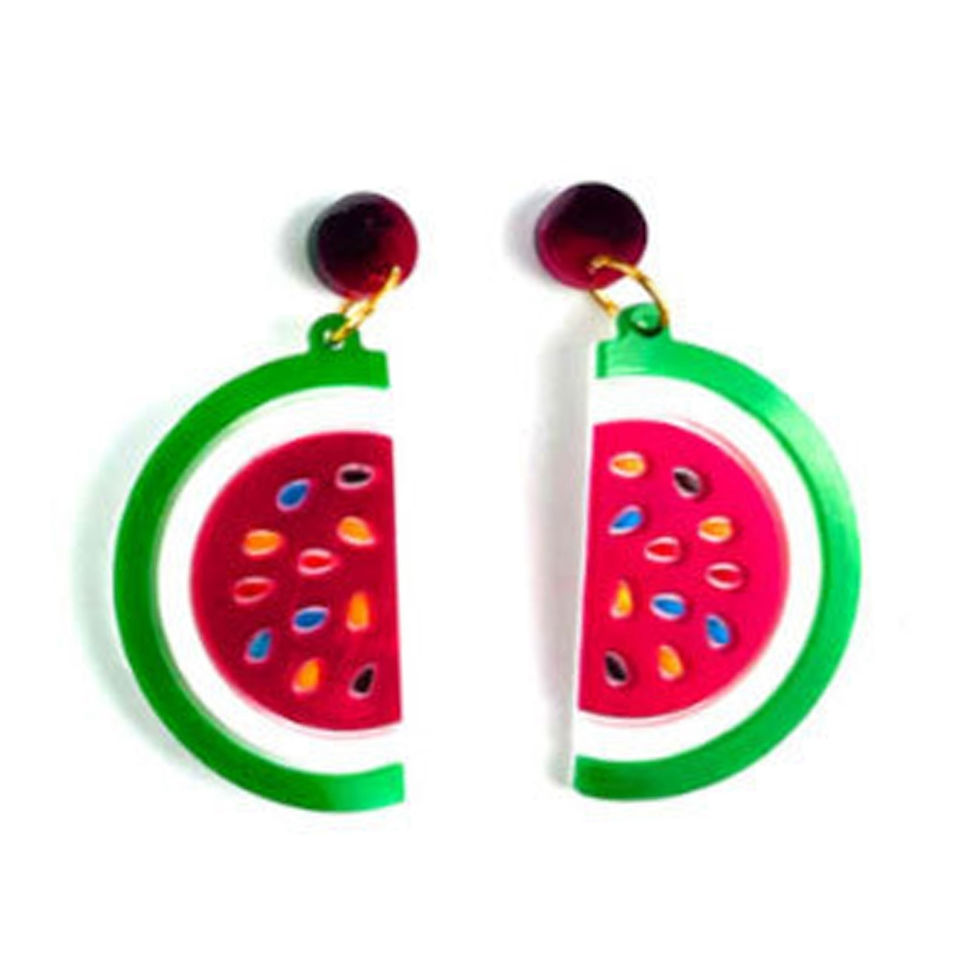 Watermelon Fruit earring Stud silicone earring mold resin jewellery Australia mould