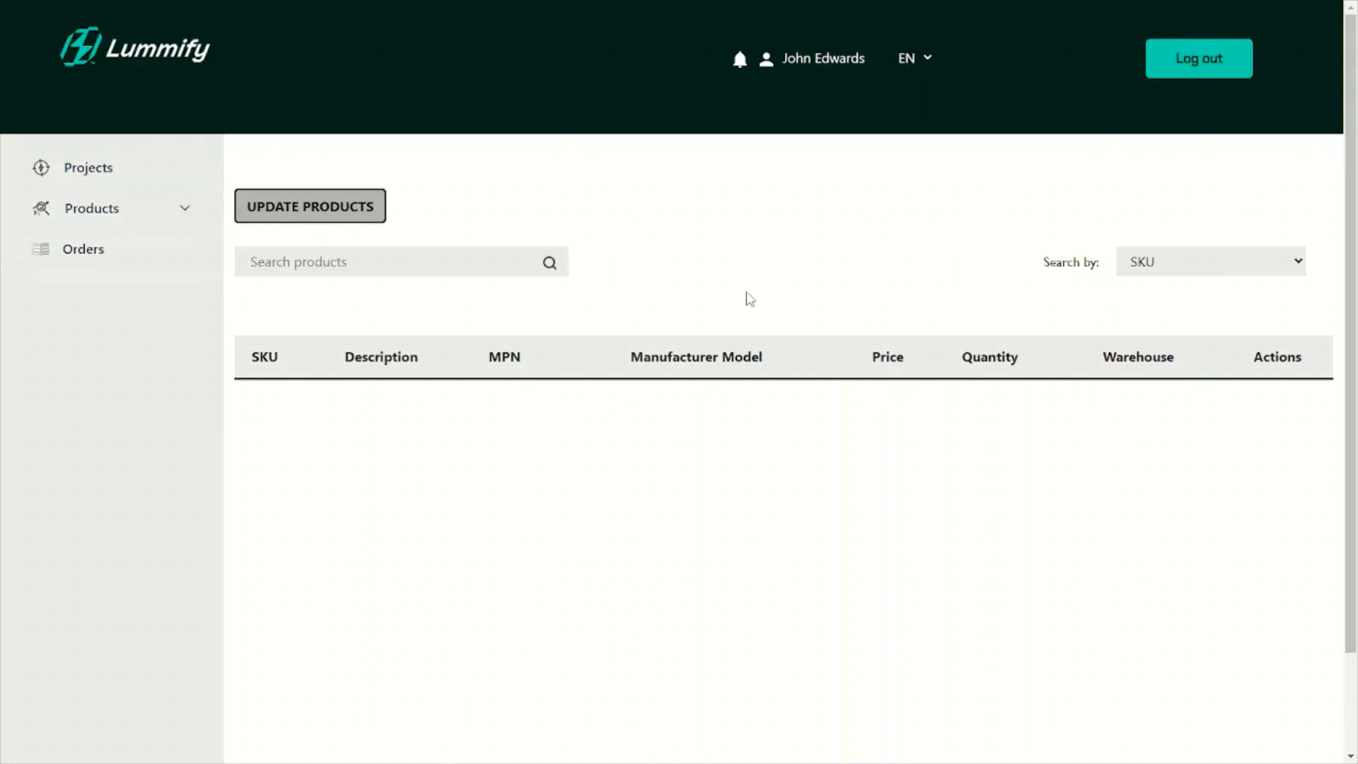 Uploading products