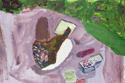 Artist Drawing Landscape