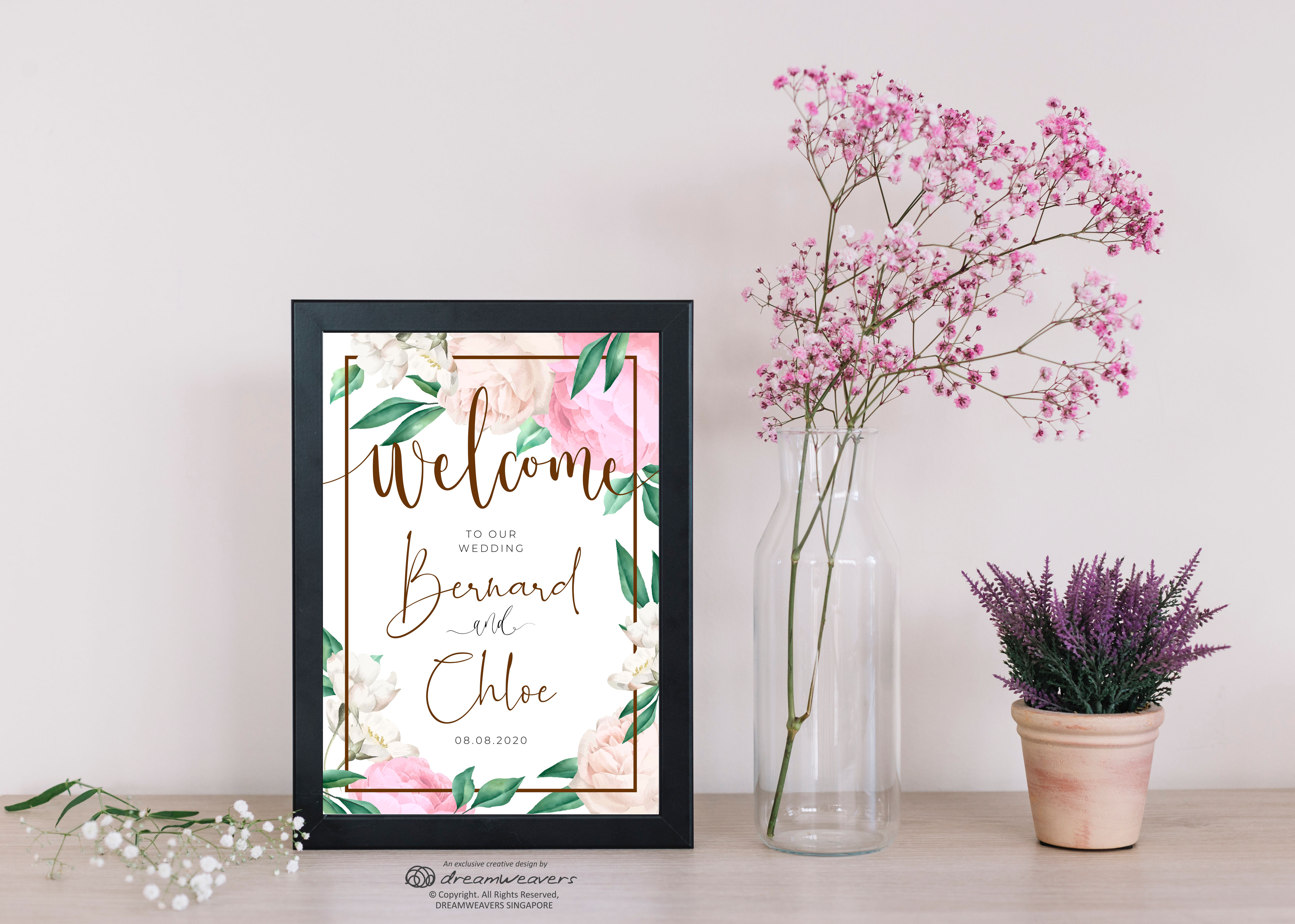 La Belle Bloom Welcome Signage