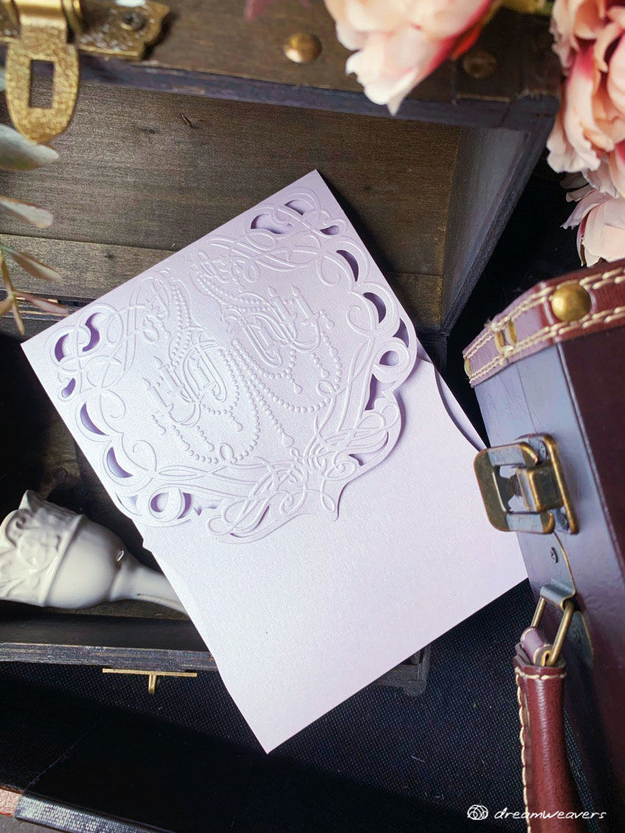 Thumbnail: Chandelier Invitation Card (Blank)