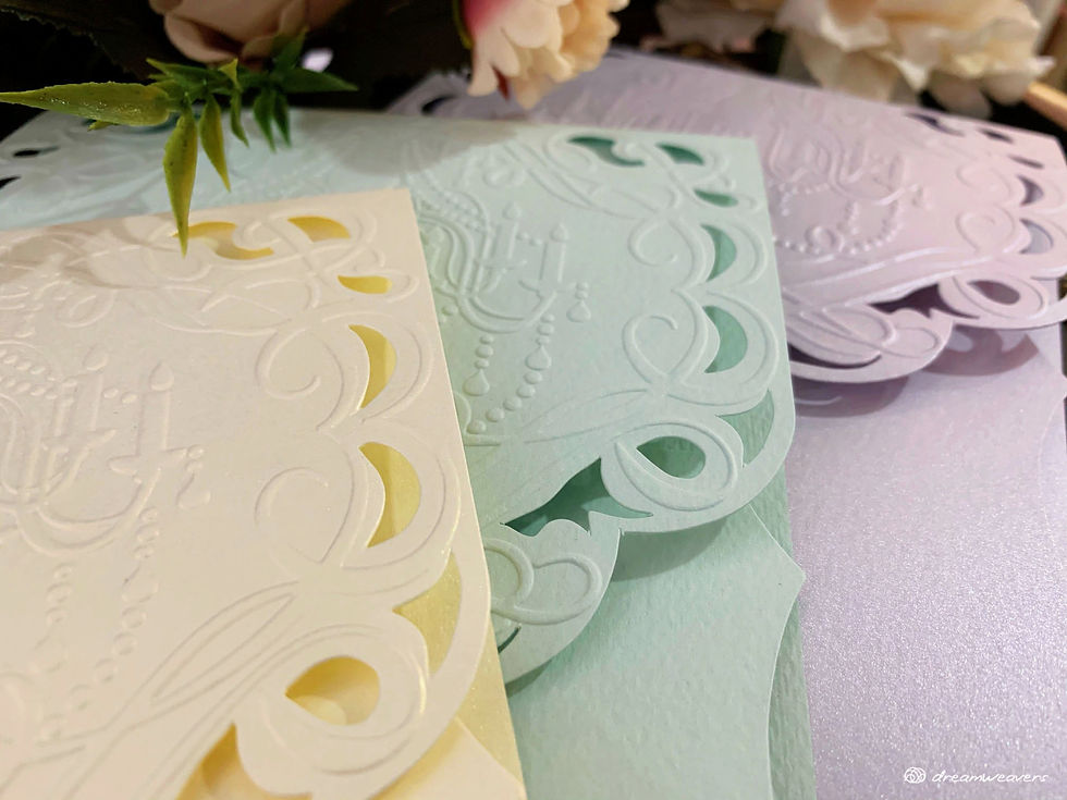 Thumbnail: Chandelier Invitation Card (Blank)