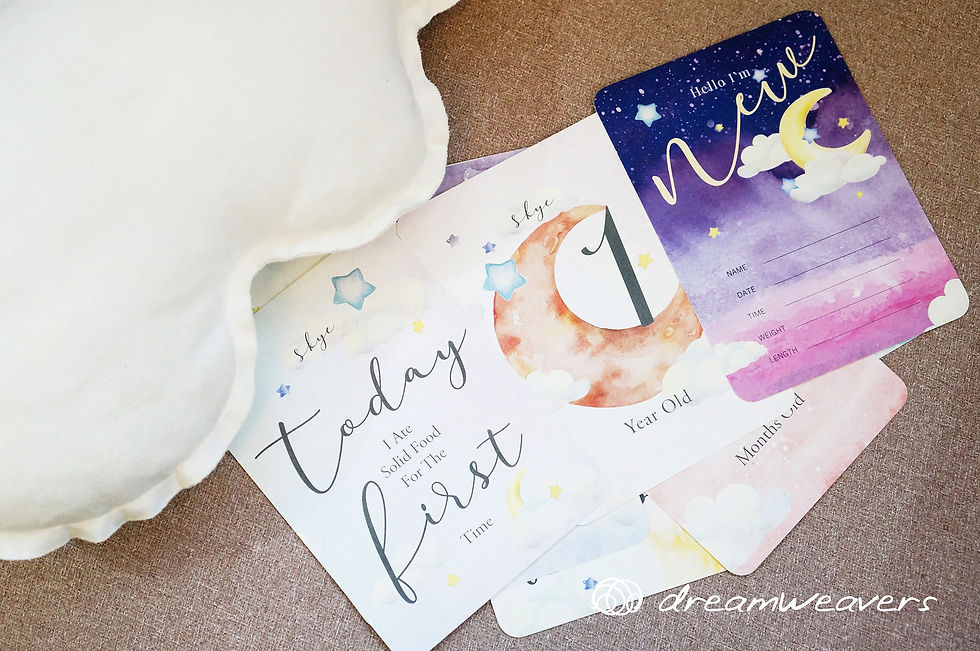Thumbnail: Baby Milestone Photo Cards [Over The Moon]