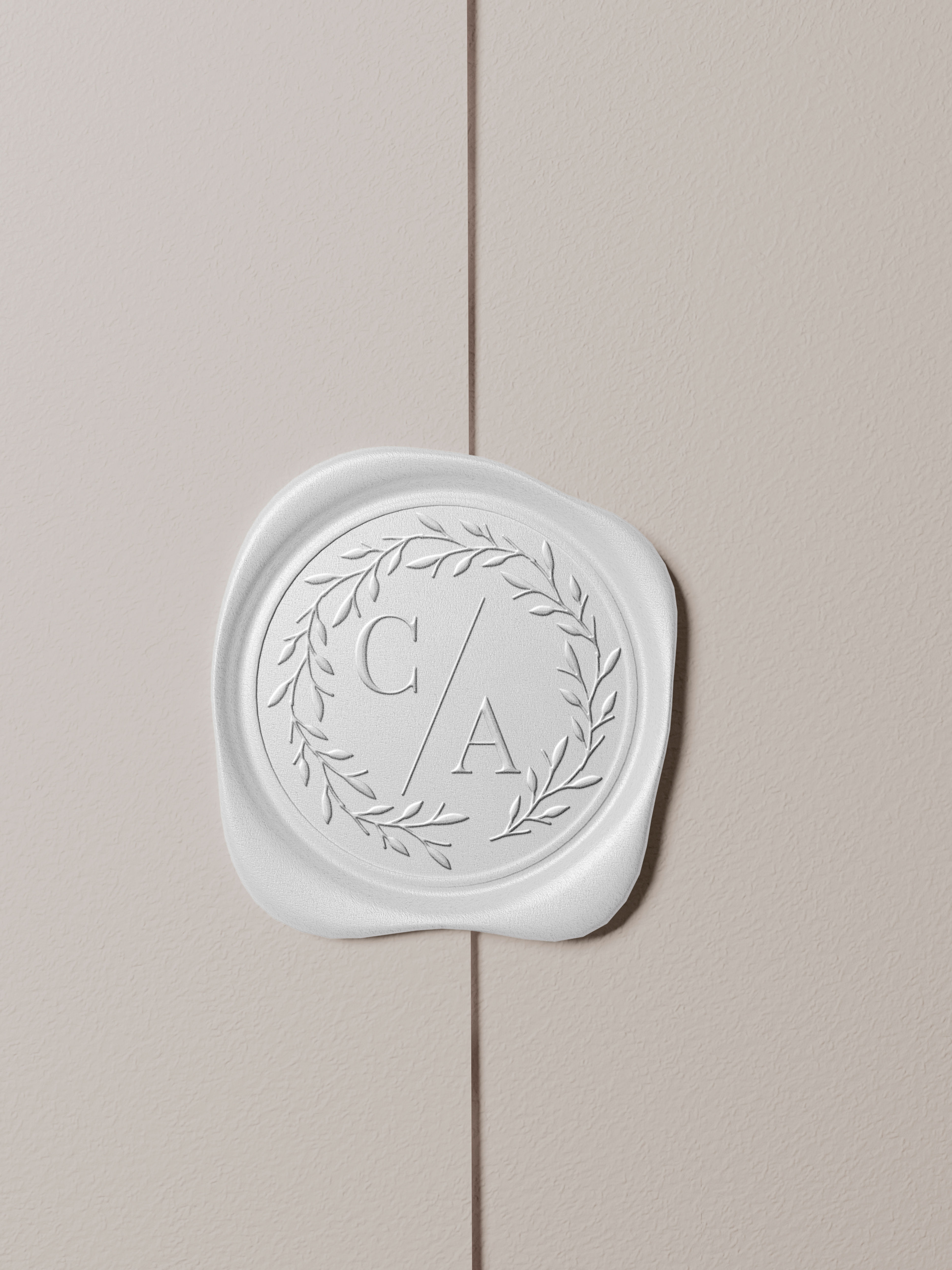 Classic Laurel -  Custom Wax Seal Stamp