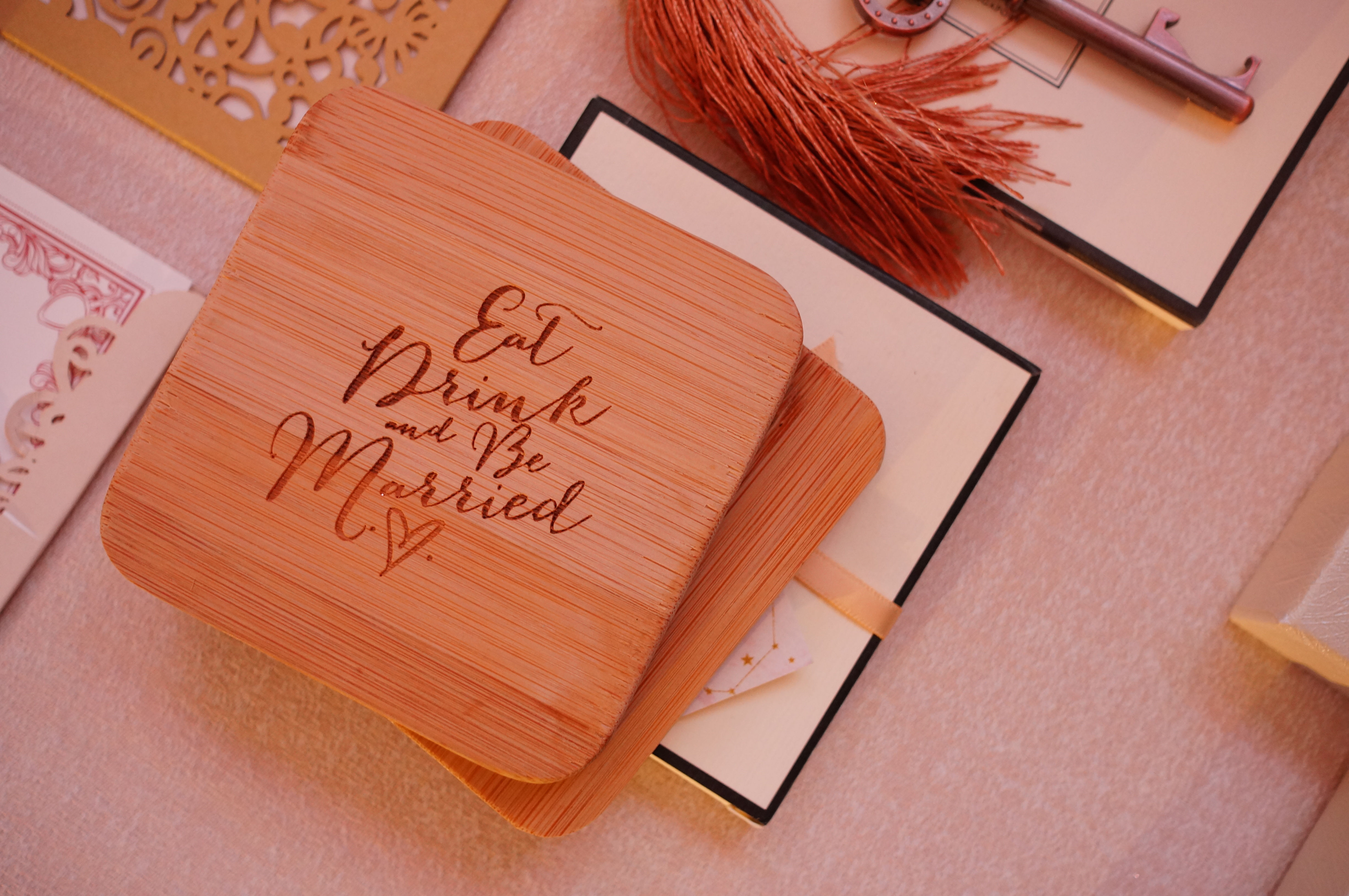 Wooden Coaster (1pc)