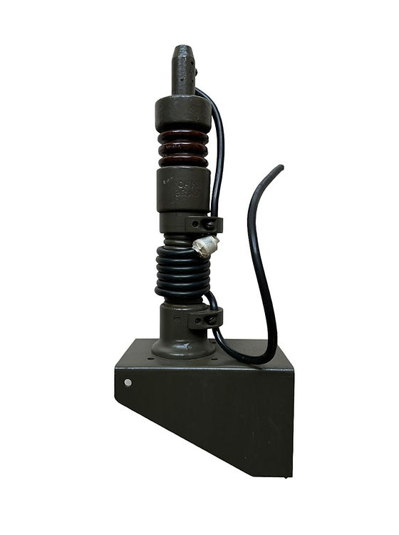 WW2 Antenna Base MP48 Ohio Brass With Bracket MP50