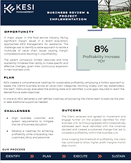 Business Review & Project Implementation Case Study