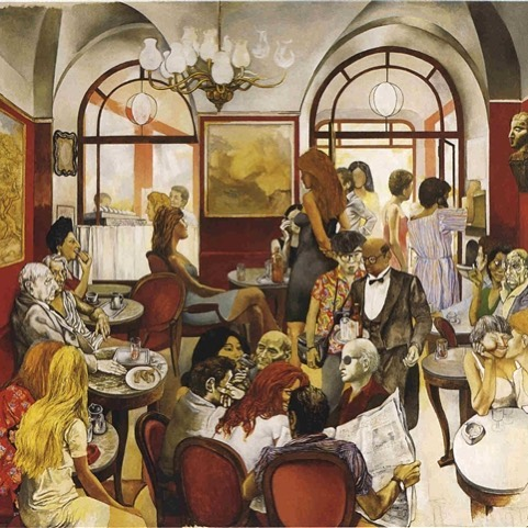 Copy of Caffe Greco” van Renato Guttuso