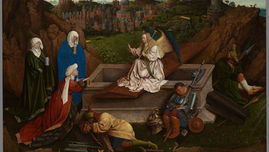 De ontbrekende Christus in het schilderij van De drie Maria’s aan het graf, van Jan van Eyck.