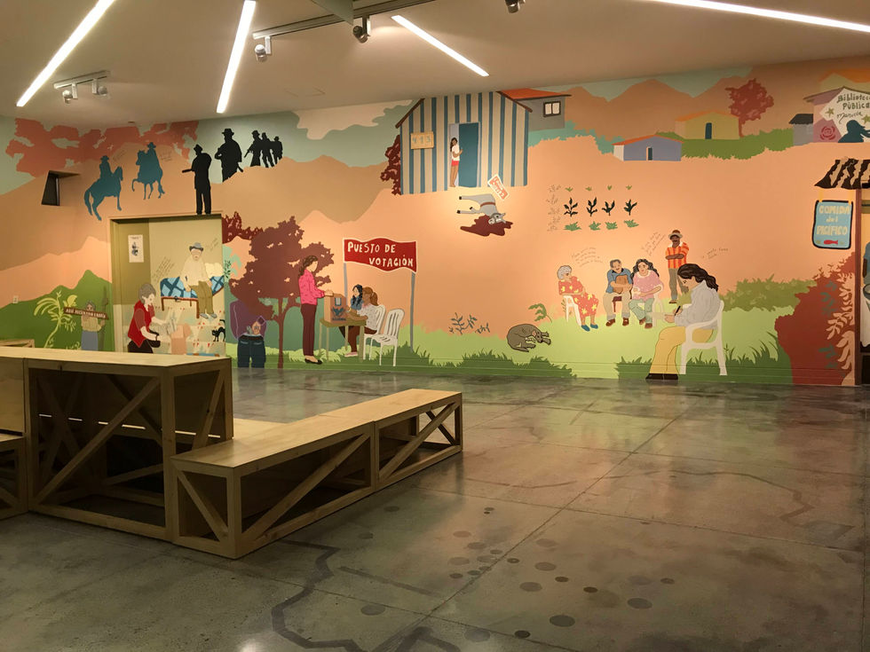 obra comisionada a Gabriela Pinilla