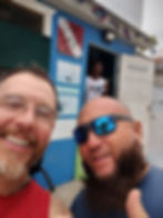 Hatch, on the right--with the better beard.