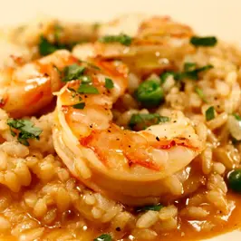 Shrimp & Pea Risotto