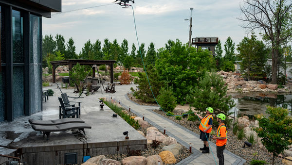 Agricultural drone mapping prairie farmland for crop and drainage analysis