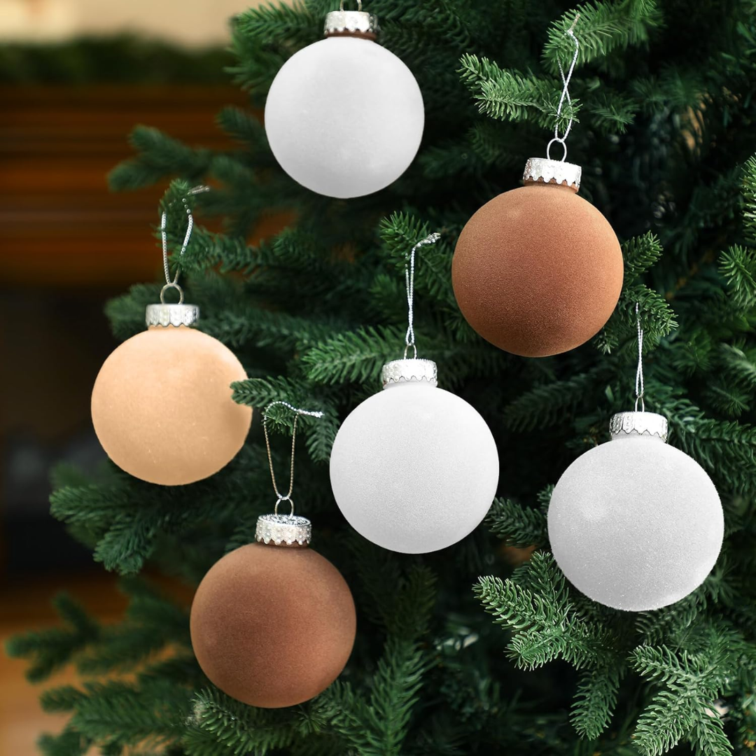 Bolas de Navidad en Terciopelo