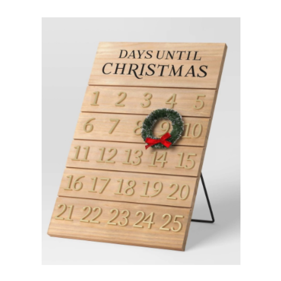 Calendario de Adviento Madera