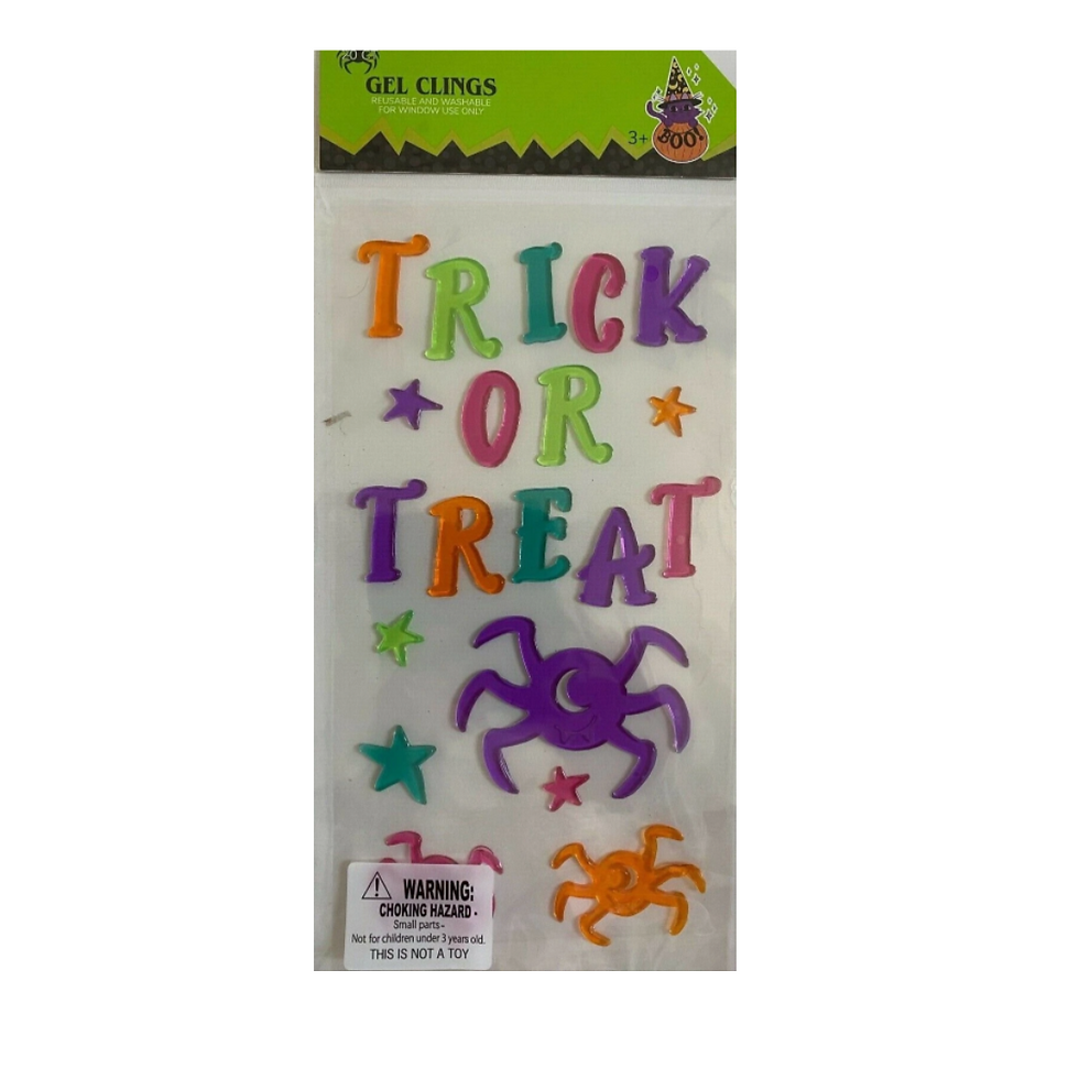 Stickers Gel Halloween para Ventanas