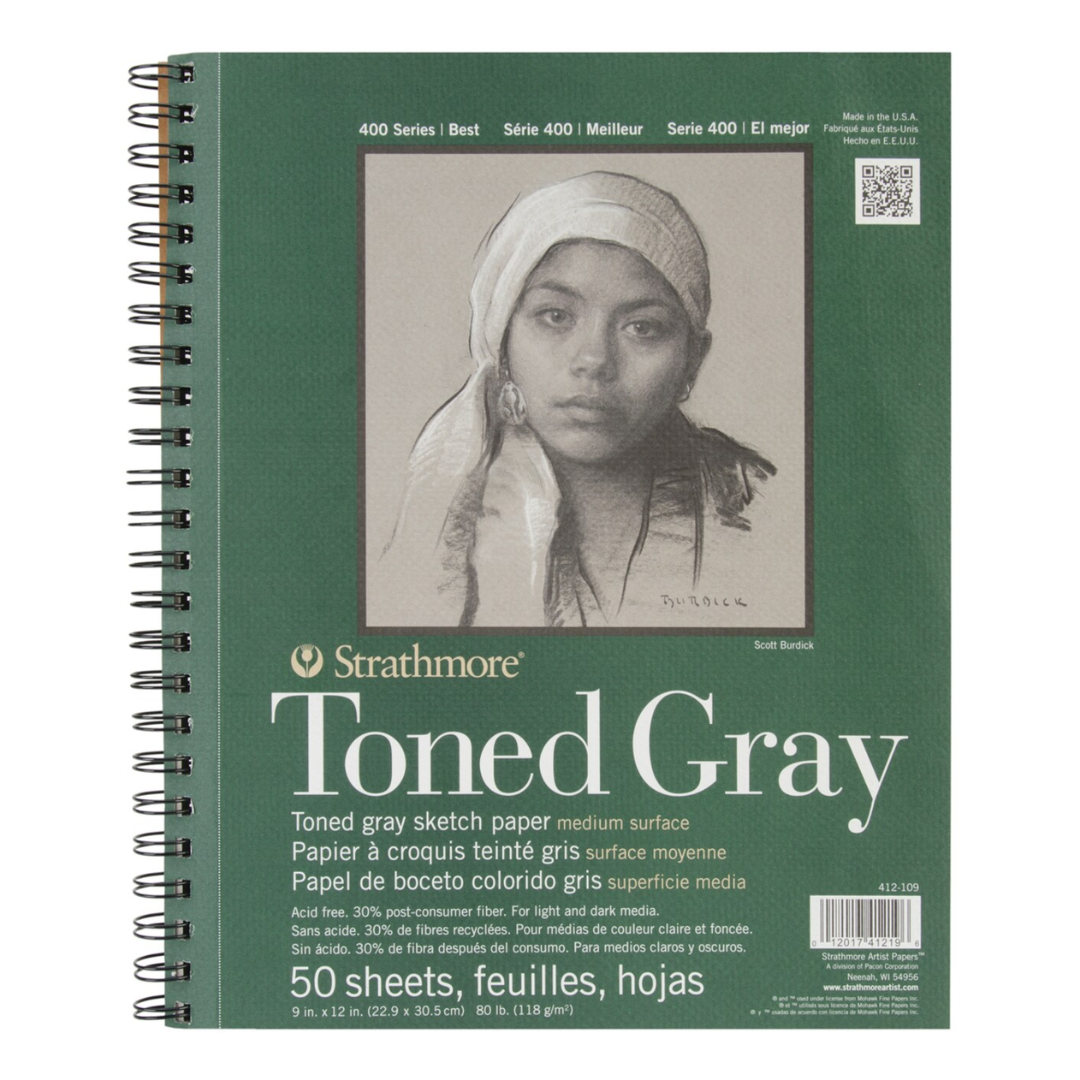 Strathmore Toned Gray Ref 412-109