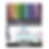 Plumones Sarasa Zebra Punta Fina por 10 colores