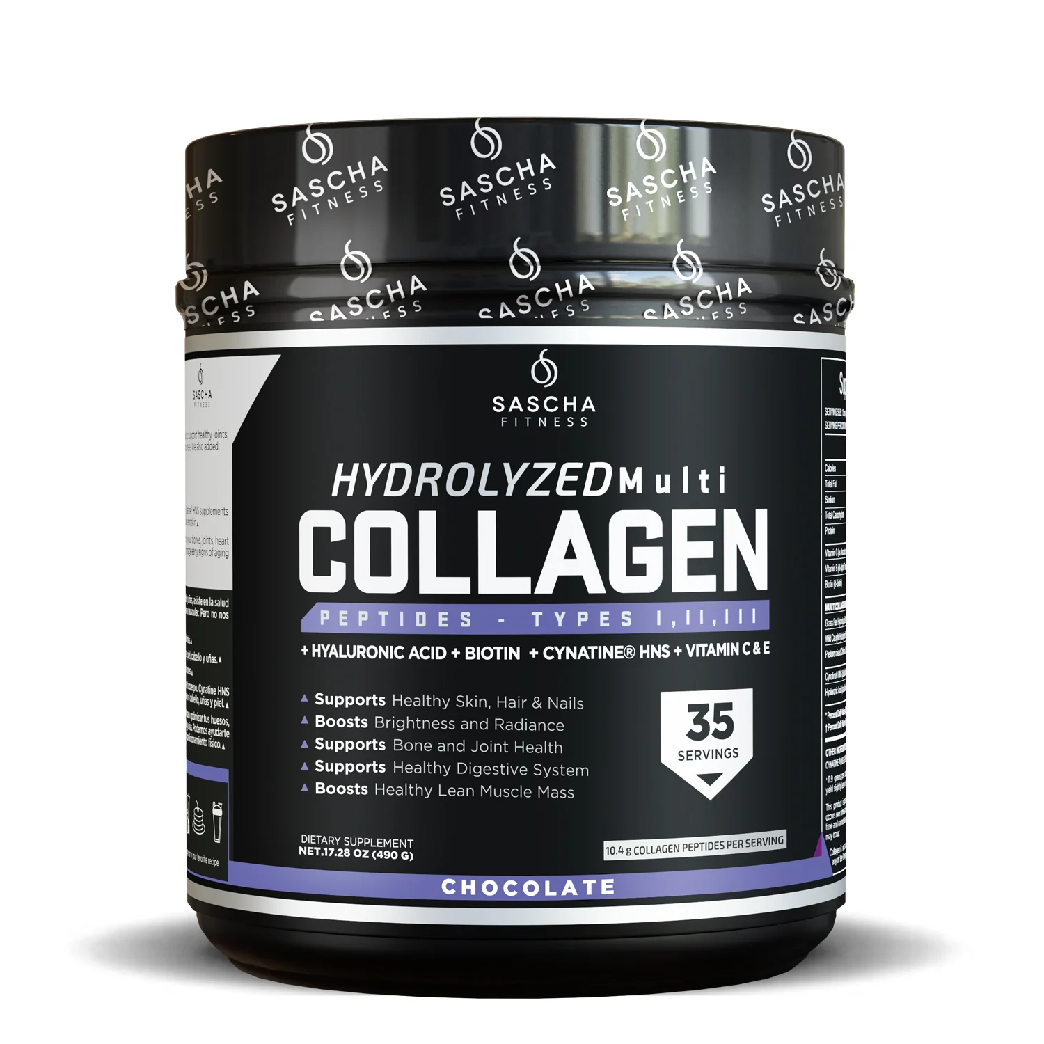 Colageno Hidrolizado SASCHA FITNESS 490g
