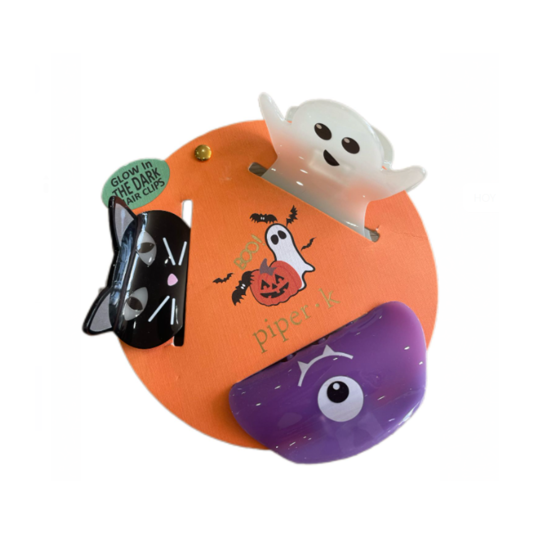 Set de Ganchos Haloween para el cabello