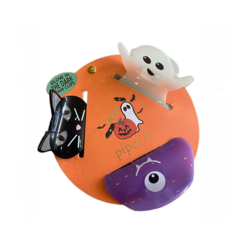 Set de Ganchos Haloween para el cabello