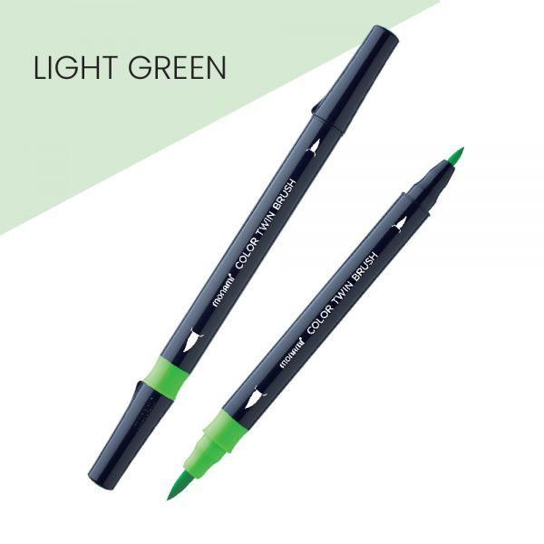 Miniatura: Monami Twin Color Brush Pen Forest 6 Piezas