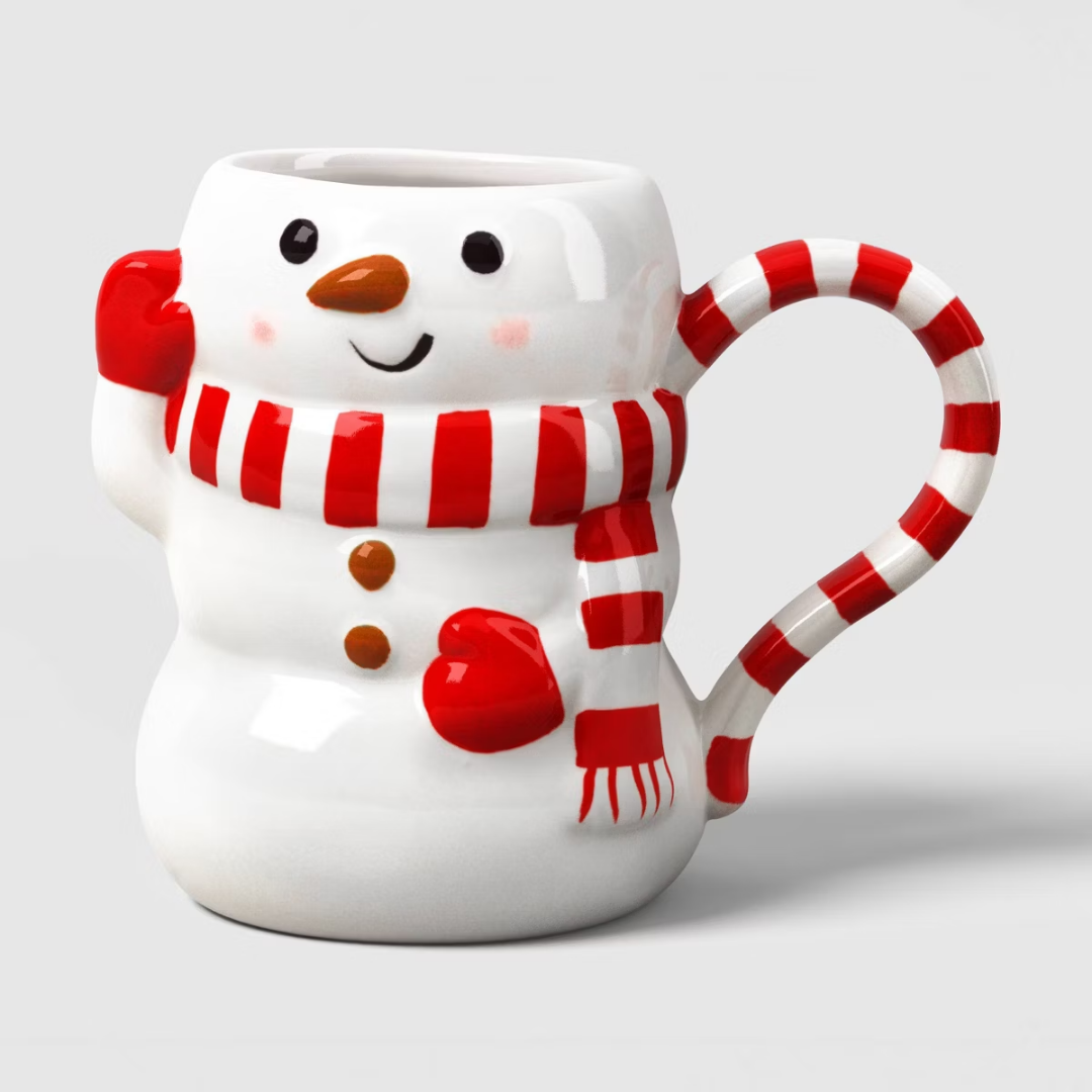 Mug Taza Muñeco de nieve Navidad