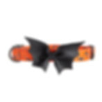 Collar para perro Naranja Halloween Murciélago