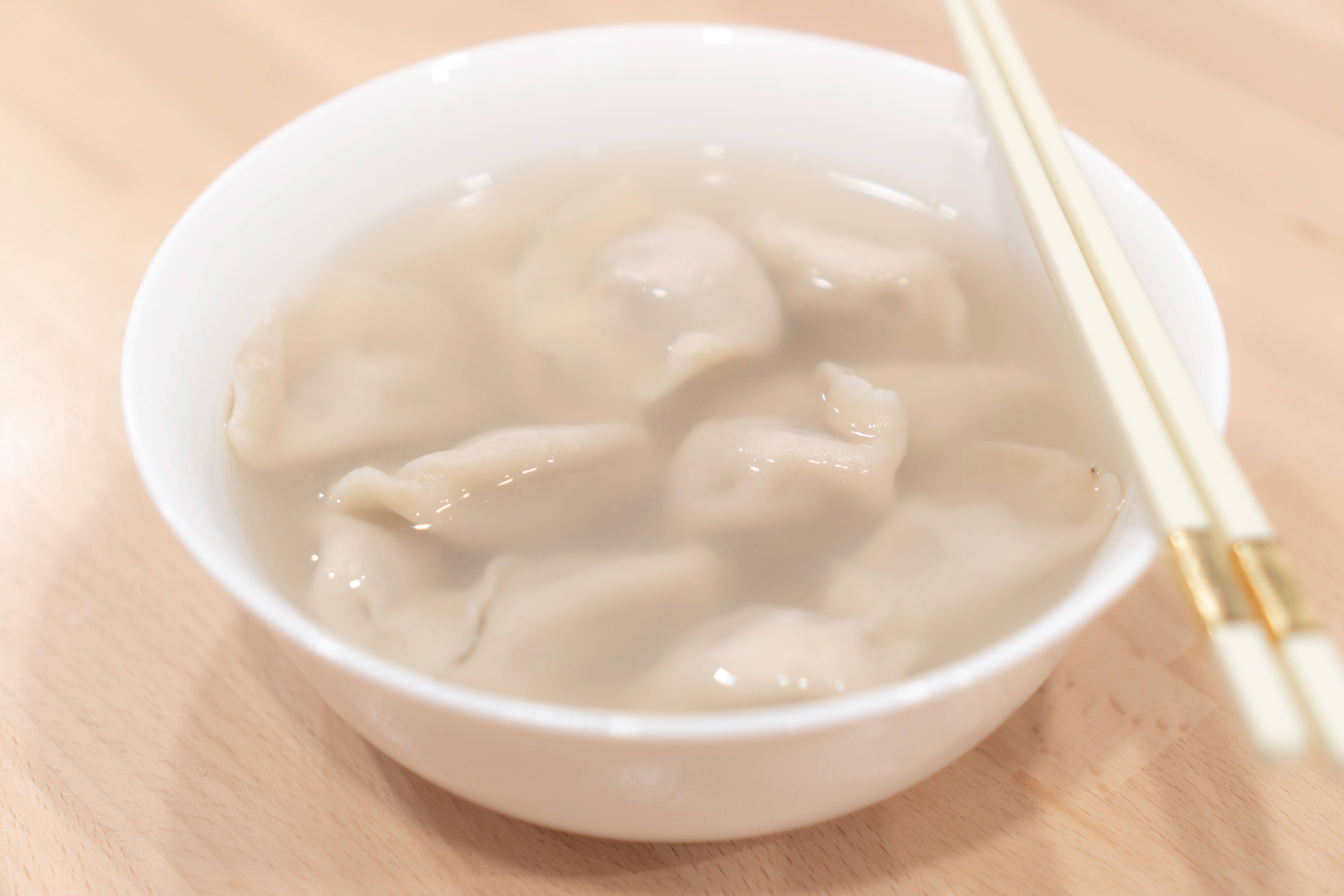 Raviolis dans la soupe