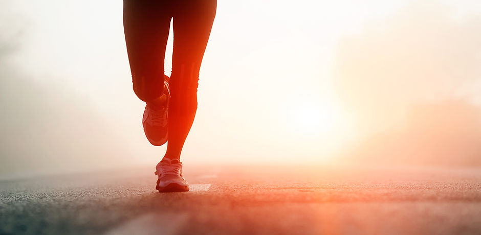 Woman Running Legs