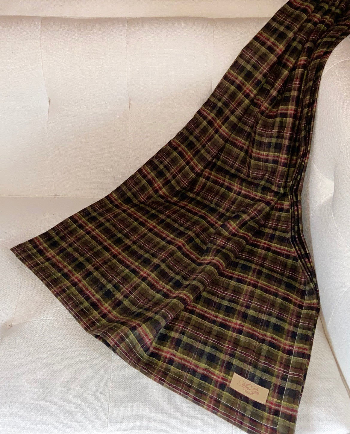 Wohndecke 100% Wolle karo