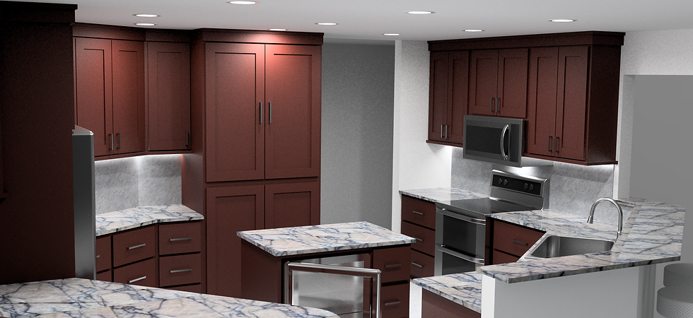Kitchen Photo Real Render (1)