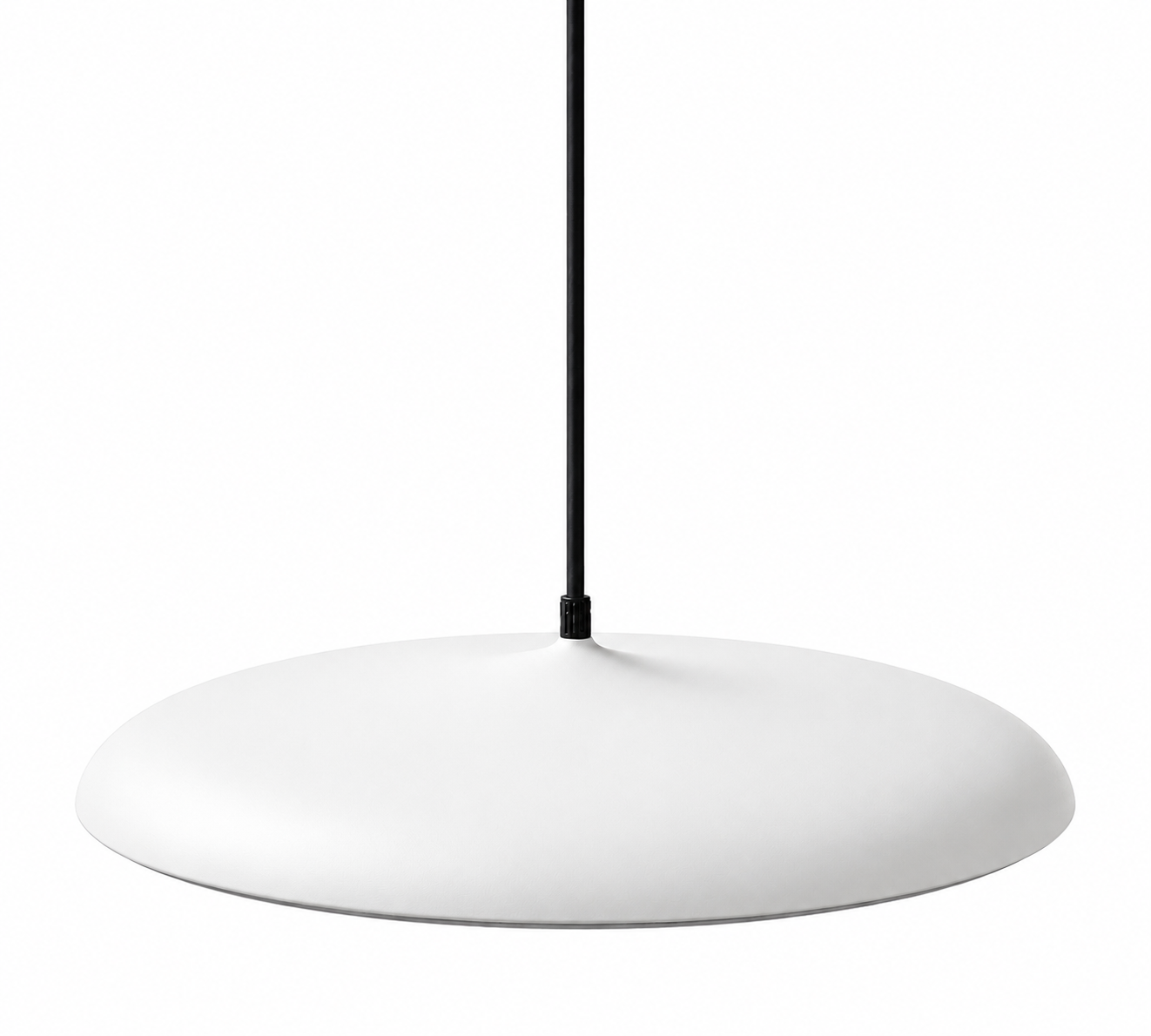 lampara colgante metal flat blanco