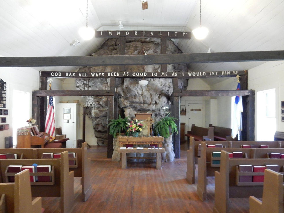 Inside Sallie Howard Memorial Baptist Church                                                                                                           photo personal collection