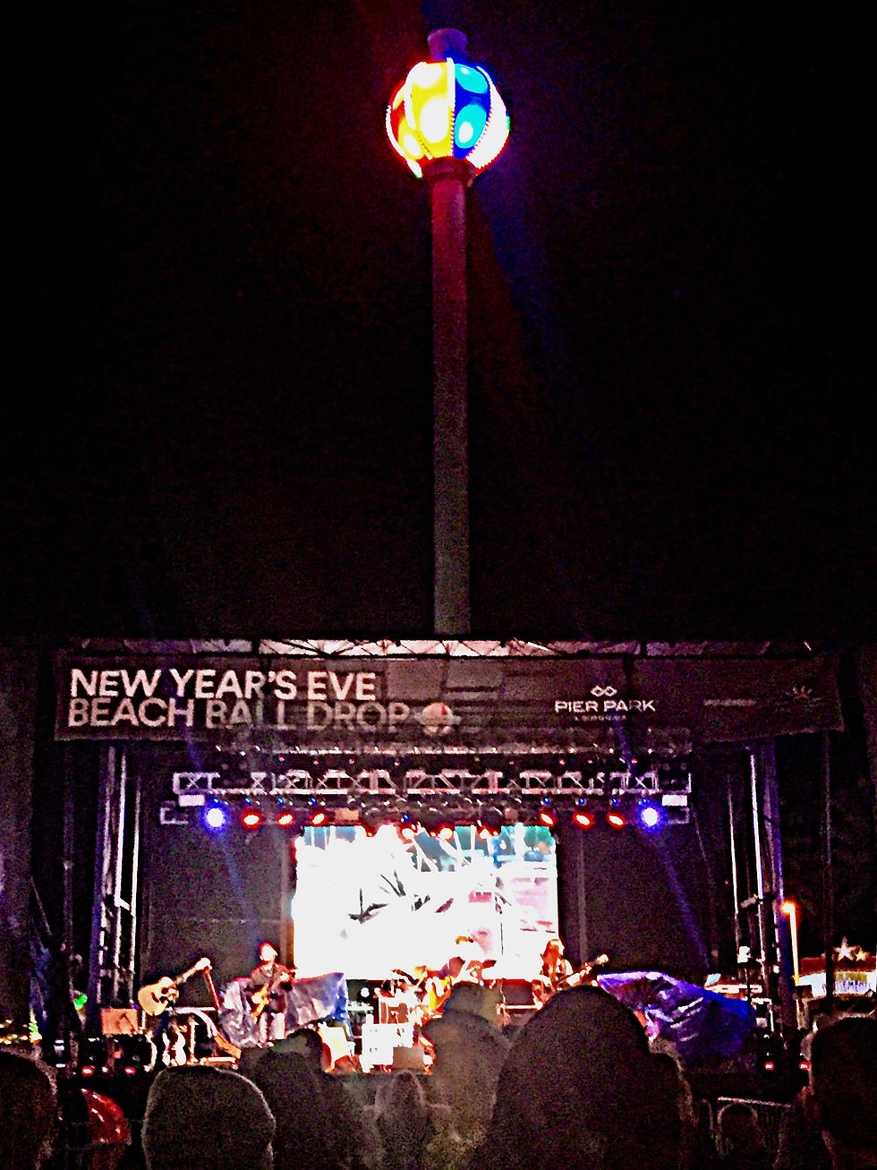 New Year's Eve Beach Ball Drop at Pier Park in Panama City Beach, Fla., photo personal collection